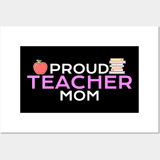 teacher mom Wall Art by Jabinga